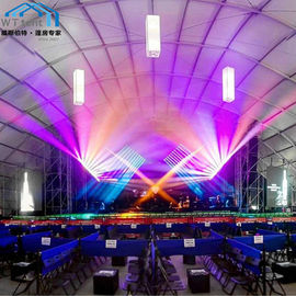Lều đa giác đầy màu sắc bền vững Phòng hòa nhạc cấu trúc nhôm