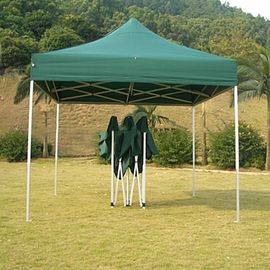 Lều gấp di động màu xanh lá cây, gấp lại Công báo tán UV được bảo vệ